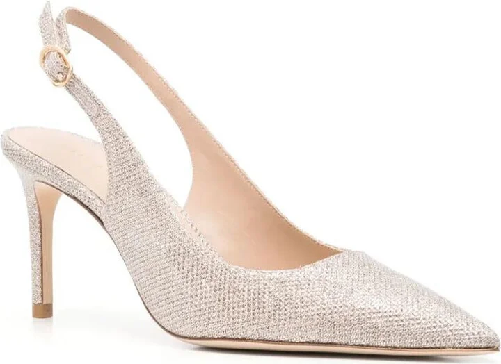 Stuart Weitzman Stuart Powder Sling Back 7 Shoes - Image 2