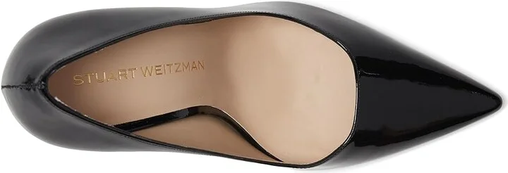 Stuart Weitzman Stuart Power 100 High Women's Heels Black : 11.5 M, Leather - Image 2