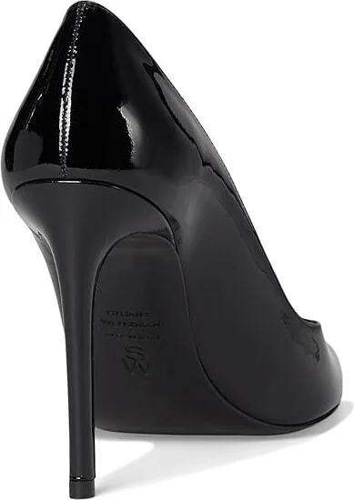 Stuart Weitzman Stuart Power 100 High Women's Heels Black : 11.5 M, Leather - Image 4