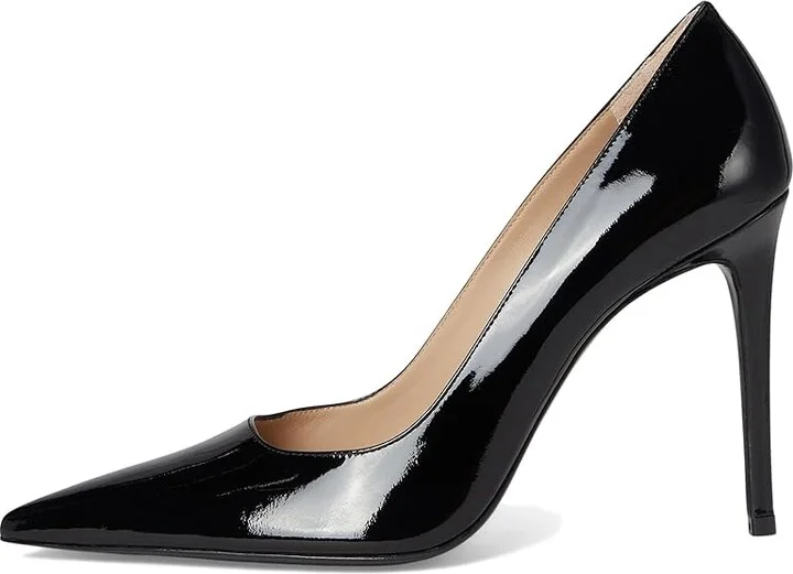 Stuart Weitzman Stuart Power 100 High Women's Heels Black : 11.5 M, Leather - Image 6