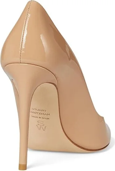 Stuart Weitzman Stuart Power 100 High Women's Heels Black : 11.5 M, Leather - Image 10