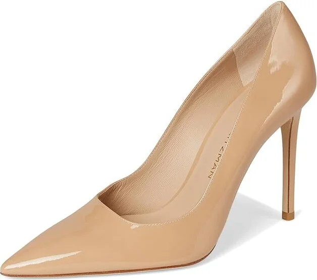 Stuart Weitzman Stuart Power 100 High Women's Heels Black : 11.5 M, Leather - Image 11