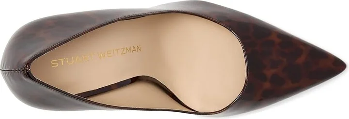 Stuart Weitzman Stuart Power 100 High Women's Heels Dark Brown : 8.5 M, Leather - Image 2