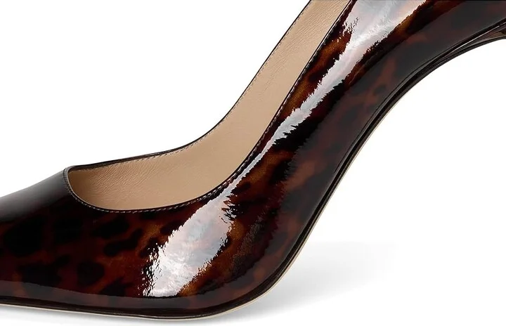 Stuart Weitzman Stuart Power 100 High Women's Heels Dark Brown : 8.5 M, Leather - Image 7