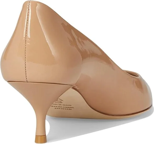 Stuart Weitzman Stuart Power 50 High Women's Heels Adobe : 8.5 M, Leather - Image 4