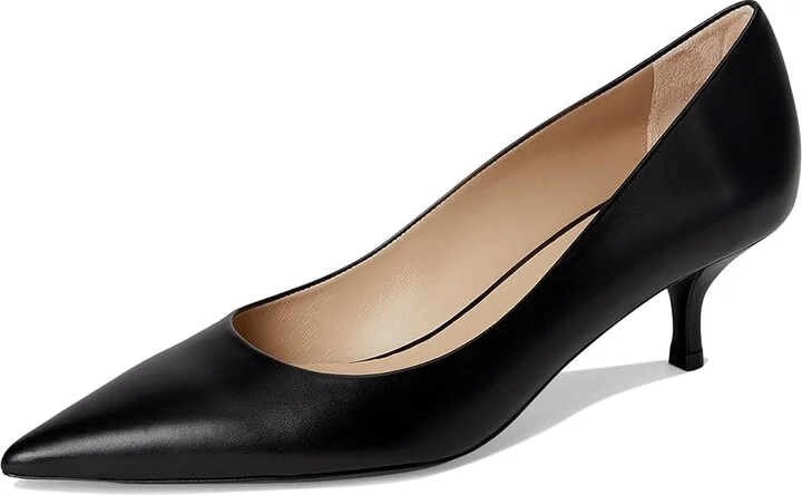 Stuart Weitzman Stuart Power 50 High Women's Heels Black 1 : 10 M, Leather - Image 5