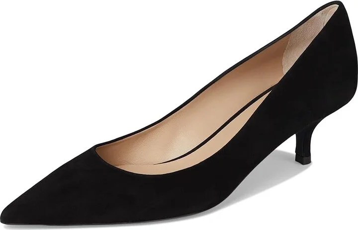 Stuart Weitzman Stuart Power 50 High Women's Heels Black : 6 M, Leather - Image 5