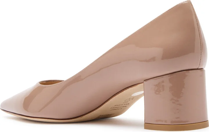 Stuart Weitzman Stuart Power 50 Patent Leather Pumps - Image 2