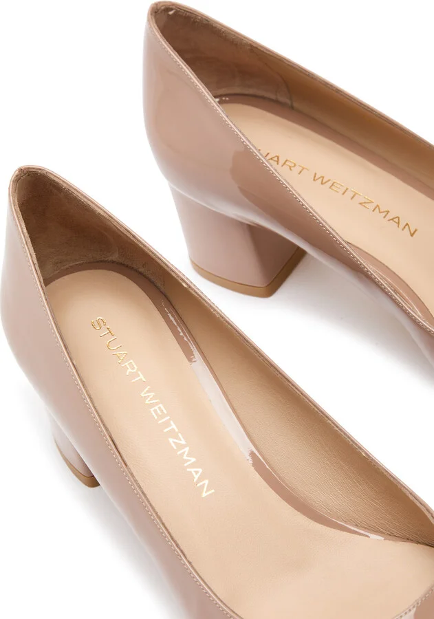 Stuart Weitzman Stuart Power 50 Patent Leather Pumps - Image 4