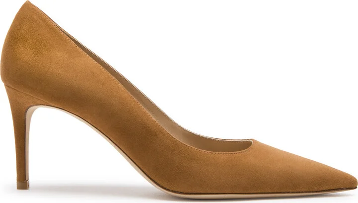 Stuart Weitzman Stuart Power 75 Suede Pumps