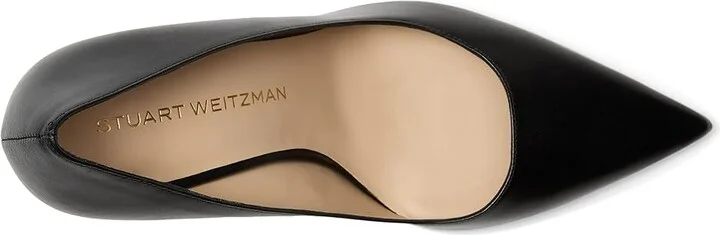 Stuart Weitzman Stuart Power 85 High Women's Heels Black 1 : 6 M, Leather - Image 2