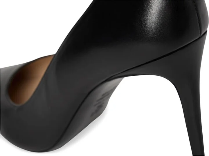 Stuart Weitzman Stuart Power 85 High Women's Heels Black 1 : 6 M, Leather - Image 7