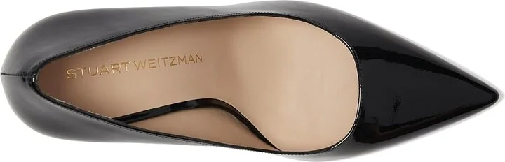 Stuart Weitzman Stuart Power 85 High Women's Heels Black : 10 M, Leather - Image 2