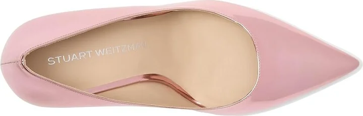 Stuart Weitzman Stuart Power 85 High Women's Heels Pink Marshmallow : 5.5 M, Leather - Image 2