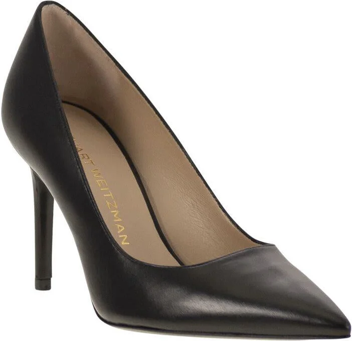 Stuart Weitzman Stuart Power 85 - Leather Pumps - Image 2