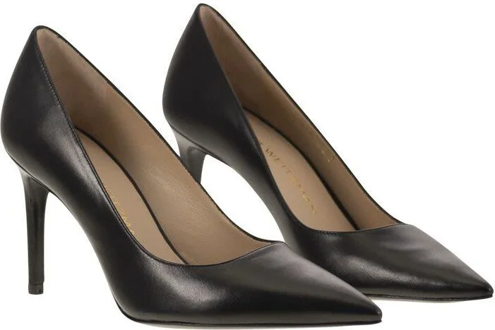 Stuart Weitzman Stuart Power 85 - Leather Pumps - Image 4