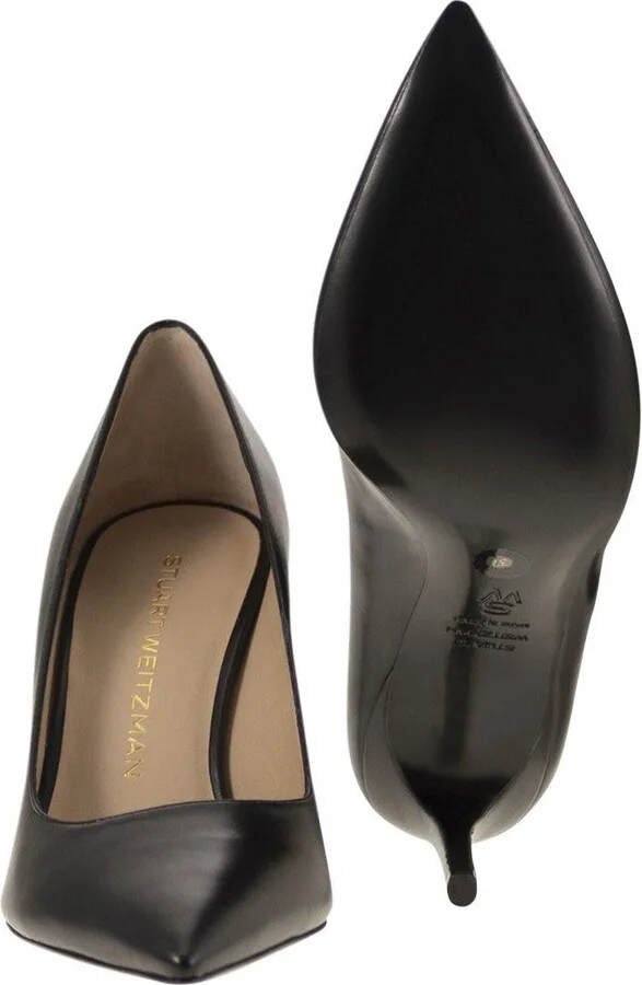 Stuart Weitzman Stuart Power 85 - Leather Pumps - Image 5