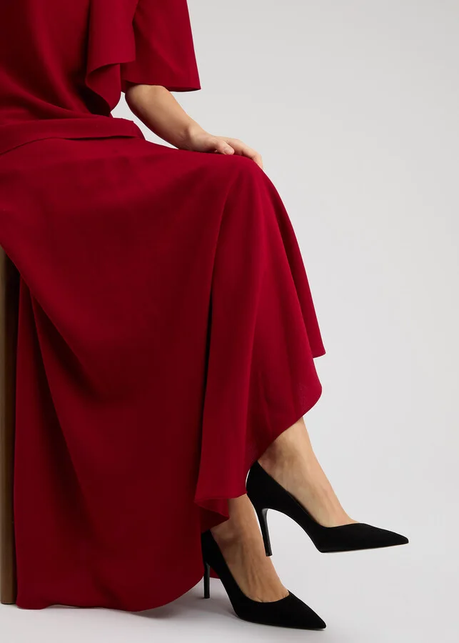 Stuart Weitzman Stuart Power 85 Suede Pumps - Image 5