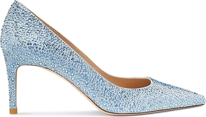 STUART WEITZMAN Stuart Power Shine pump, Blue