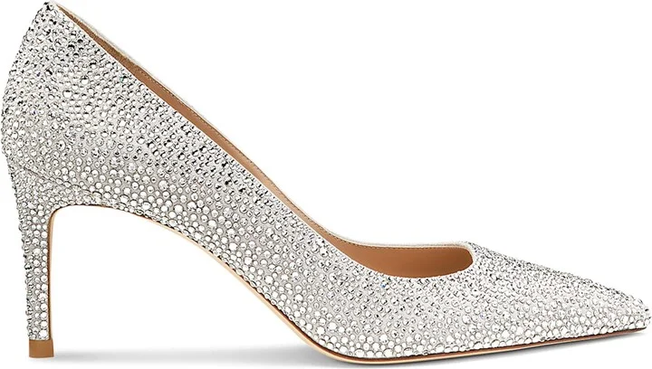 STUART WEITZMAN Stuart Power Shine pump, White