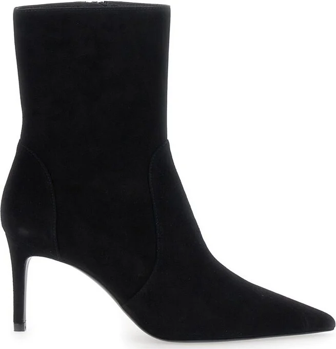 Stuart Weitzman Stuart Power Zip 75 Ankle Boots