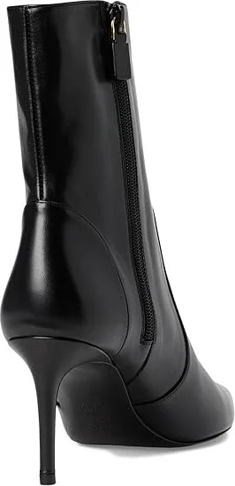 Stuart Weitzman Stuart Power Zip 75 Bootie Women's Boots Black : 8.5 M, Leather - Image 4