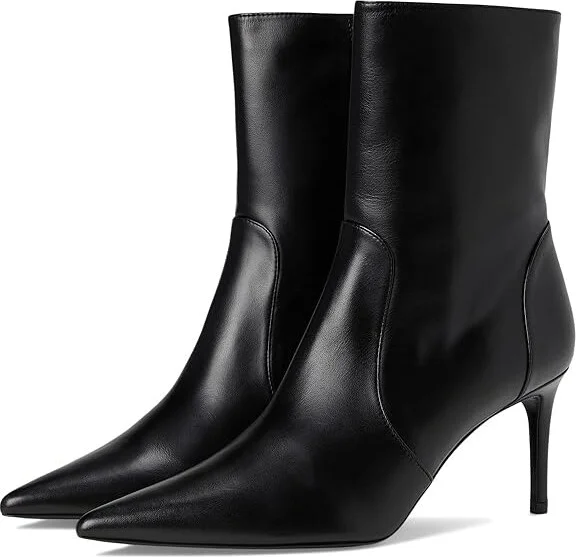 Stuart Weitzman Stuart Power Zip 75 Bootie Women's Boots Black : 8.5 M, Leather
