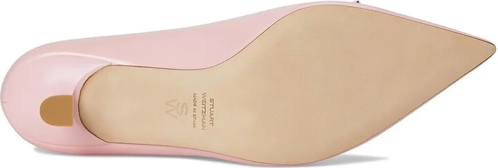 Stuart Weitzman STUART ROSIE 50 High Women's Heels Pink Marshmallow : 7.5 M, Leather - Image 3