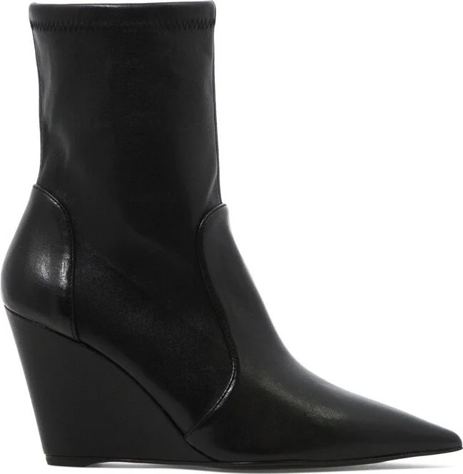 Stuart Weitzman Stuart Wedge Sock Ankle Boots