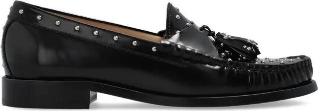 Stuart Weitzman Studs Embellished Flat Shoes