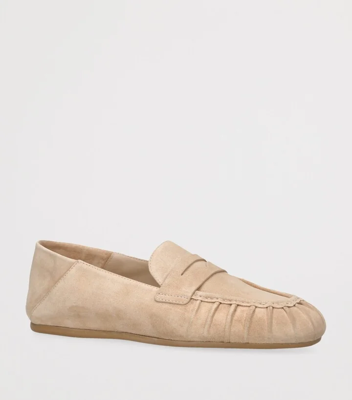 Stuart Weitzman Suede Brooks Loafers - Image 3