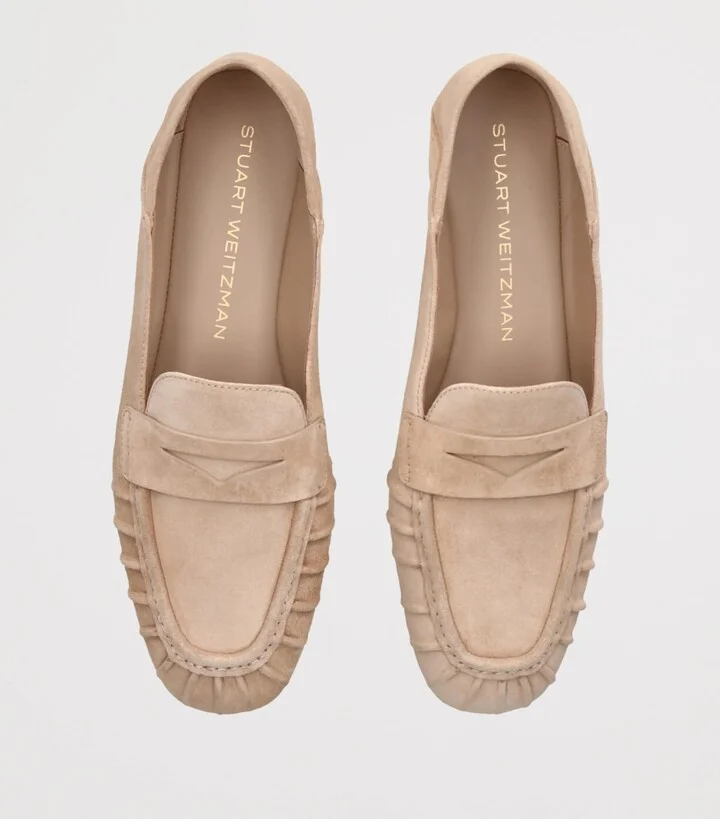 Stuart Weitzman Suede Brooks Loafers - Image 4