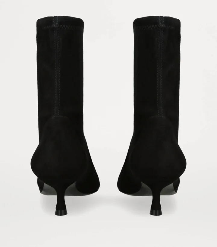 Stuart Weitzman Suede Naomi Ankle Boots 50 - Image 3