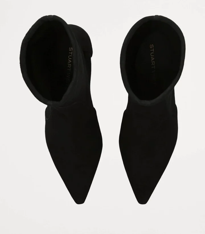 Stuart Weitzman Suede Naomi Ankle Boots 50 - Image 6