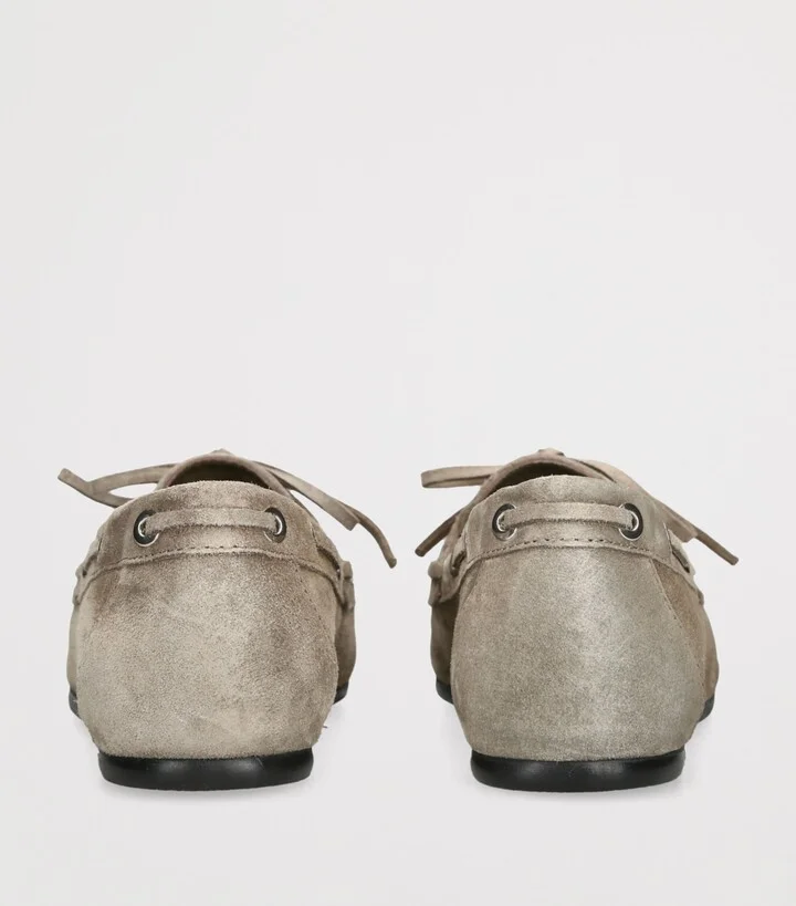 Stuart Weitzman Suede Tinsley Moccasins - Image 2