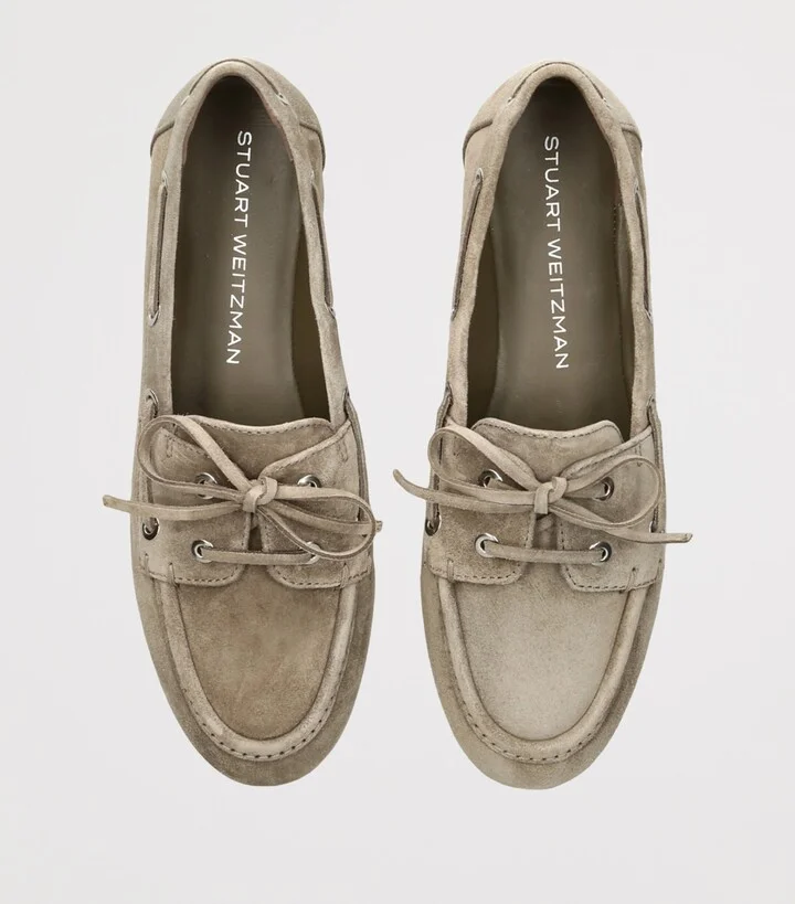 Stuart Weitzman Suede Tinsley Moccasins - Image 4