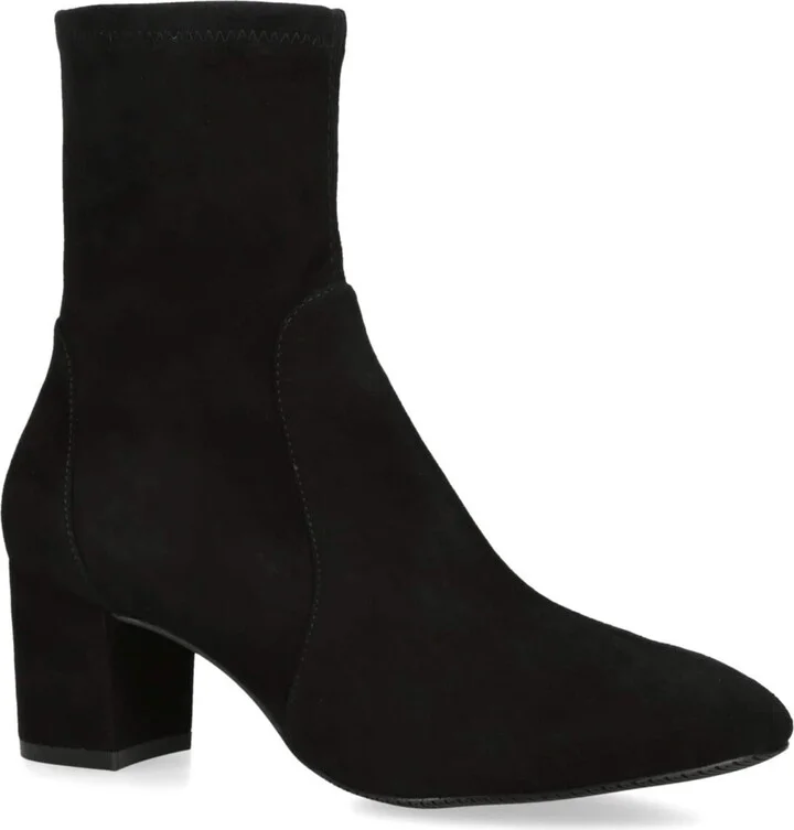 Stuart Weitzman Suede Yuliana Ankle Boots 60 - Image 3