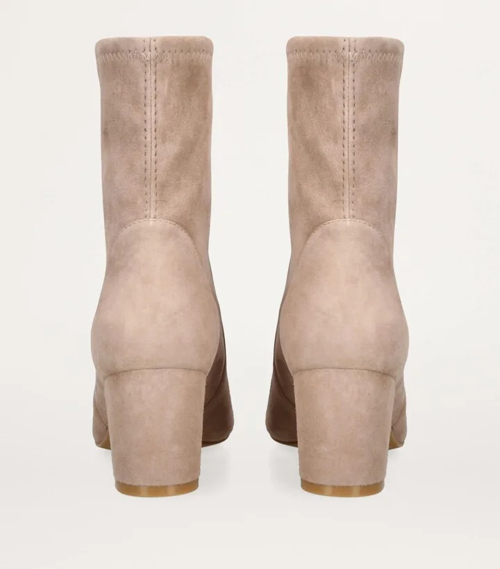 Stuart Weitzman Suede Yuliana Ankle Boots 60 - Image 2