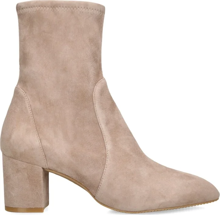 Stuart Weitzman Suede Yuliana Ankle Boots 60