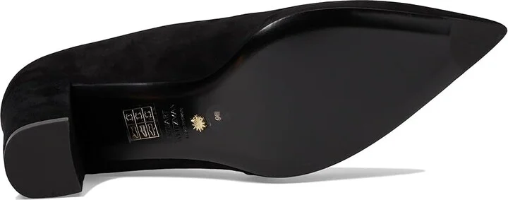 Stuart Weitzman SW 75 Mary Jane Pump Women's Shoes Black : 10 B, Leather - Image 3