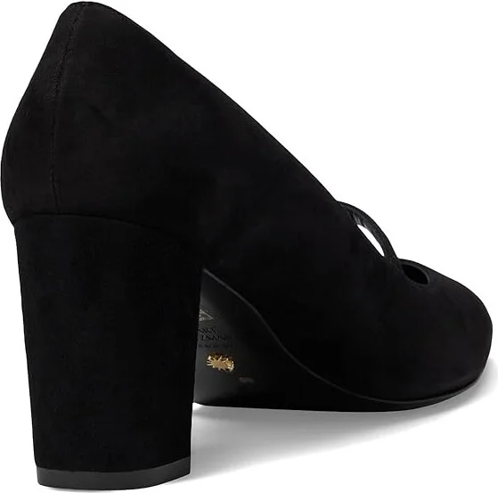 Stuart Weitzman SW 75 Mary Jane Pump Women's Shoes Black : 10 B, Leather - Image 4
