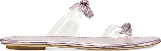 Stuart Weitzman Sw Bow-Detailed Flat Slides