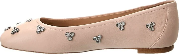 Stuart Weitzman Tammy Leather Ballet Flat - Image 2