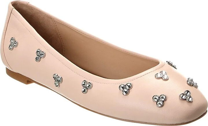 Stuart Weitzman Tammy Leather Ballet Flat