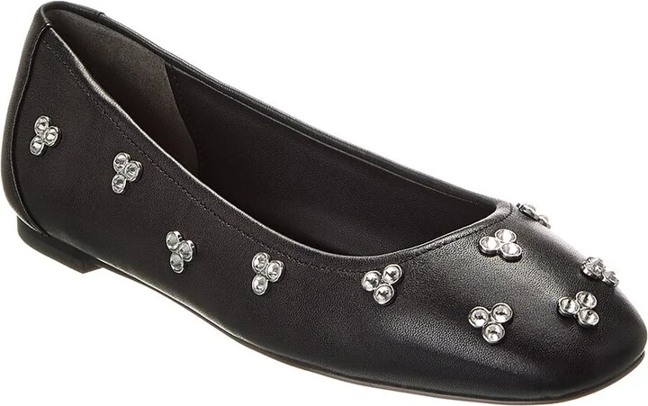 Stuart Weitzman Tammy Leather Ballet Flat
