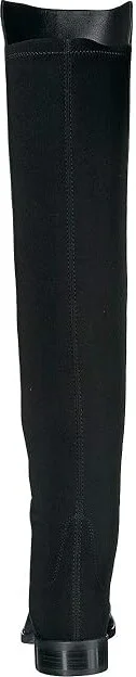 Stuart Weitzman The 5050 Boot Women's Pull-on Boots Black Nappa/Stretch Gabardine : 4 N - Image 5