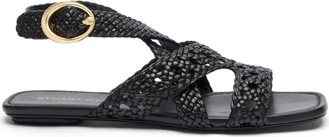 Stuart Weitzman Thea Woven Sandals
