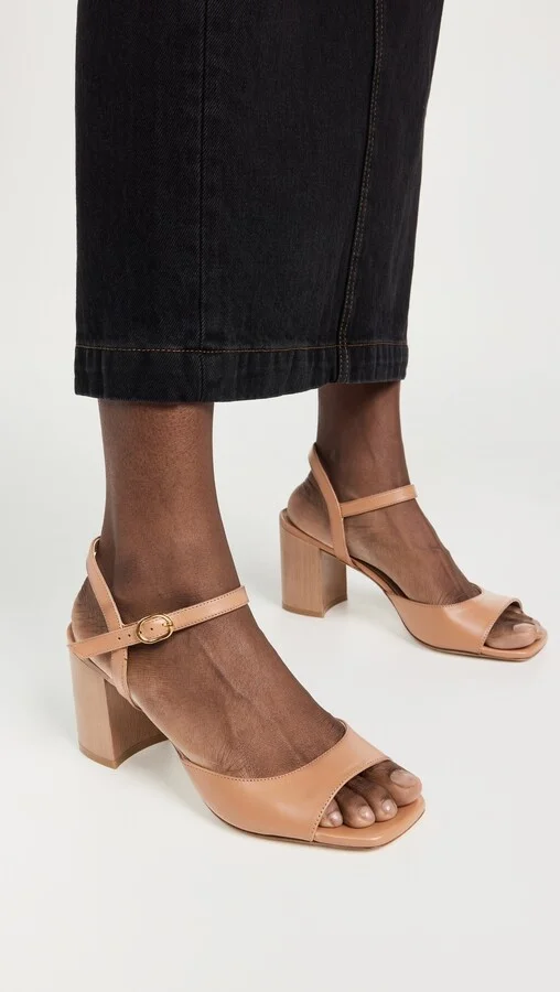 Stuart Weitzman Tia Block Sandals 75mm - Image 4