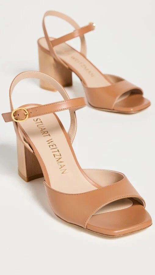 Stuart Weitzman Tia Block Sandals 75mm - Image 5