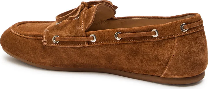 Stuart Weitzman Tinsley Moccasin Suede Loafers - Image 2